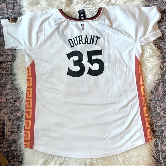 Nwt Golden State Warriors Replica Jersey #35 Kevin Durant Chinese Women’s XXL - Picture 5 of 9